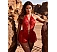 Body Eross Deep Front Cutout L Rosu