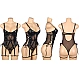 Body Eross Hollow Waist S Negru