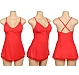 Babydoll Eross Lace Border M Rosu