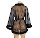 Halat Eross Mink Fur Trim XS/S Negru