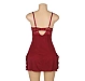 Babydoll Eross Lace Slit L Grena