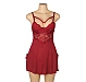 Babydoll Eross Lace Slit L Grena