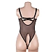 Body Eross Open Crotch M Negru