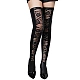 Ciorapi Eross Front Lace XS/M Negru
