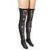 Ciorapi Eross Front Lace XS/M Negru