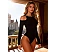 Body Eross Round Shoulder M Negru