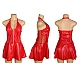 Rochie Eross Ruffled Short S Rosu