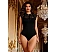 Body Eross Lace Neck M Negru