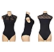 Body Eross Lace Neck S Negru