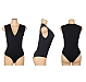 Body Eross Deep V Neck S Negru