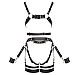 Set Zado Leather Harness Negru
