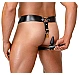 Slip Zado Leather Chastity S/XXL Negru