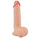 Dildo Movable Skin 19cm Natural