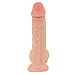 Dildo Movable Skin 19cm Natural